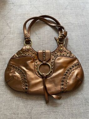 Vintage Y2K metallic purse MAB brand